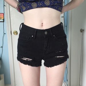 Black Short Shorts